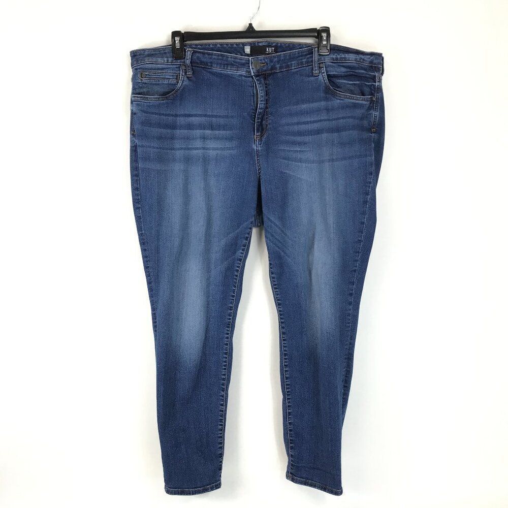 KUT from the Kloth Diana Skinny Jean Women's Plus Size 24W Stretch Denim Pockets